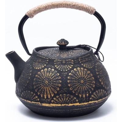 Teekanne aus Gusseisen, japanische Teekanne mit Teesieb für losen Tee, großes Fassungsvermögen 1200 Image