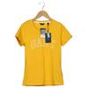 Gant Damen T-Shirt, Gr. 34, gelb, Baumwolle