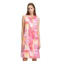 Chiffonkleid BETTY BARCLAY "Betty Barclay Chiffonkleid ohne Arm", Damen, Gr. 38, Normalgrößen, rosé, gelb, Obermaterial: 100% Polyester. Futter: 100% Polyester., modisch, Basic schmal kurz, ohne Ärmel, Kleider, Design