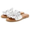 Pantolette LASCANA "Mule, Sandale, offener Schuh", Damen, Gr. 39, silber (silberfarben), Obermaterial: 100% Lammleder. Futter: 100% Schweinsleder. Decksohle: 100% Rindsleder. Laufsohle: 100% Synthetik, unifarben, modisch, Schuhe, aus Leder