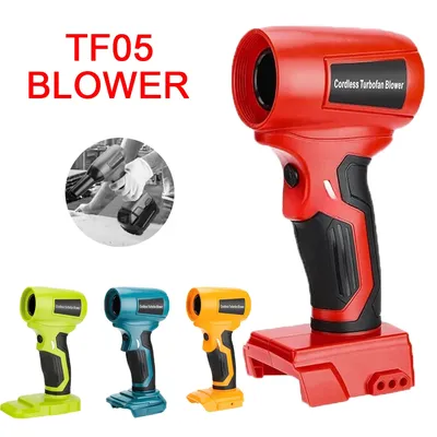 Bürstenloses Gebläse, Turbo-Jet-Lüfter, heftige Luftpistole, Schneeblatt-Staubblaswerkzeug für Makita/Dewalt/Milwaukee/Bosch/Ryobi 18 V Akku