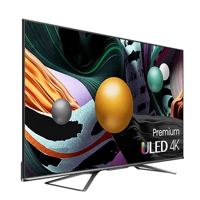 98\" 100\" 65\" 4K ULED Smart TVs Android LED QLED LCD mit Hintergrundbeleuchtung Schwarz Schrank Image