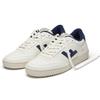 Sneaker FLAMINGOS LIFE "STADION", Gr. 44, weiß (navy cream), Synthetik, Textil, sportlich, Schuhe, vegane Sneaker, Obermaterial aus 68% Maisresten