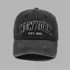 New York 1625, modische Stickerei-Baseballkappe für Erwachsene, lässiger Outdoor-Sonnenhut, Hip-Hop-Sport, Wasser-Snapback-Kappe