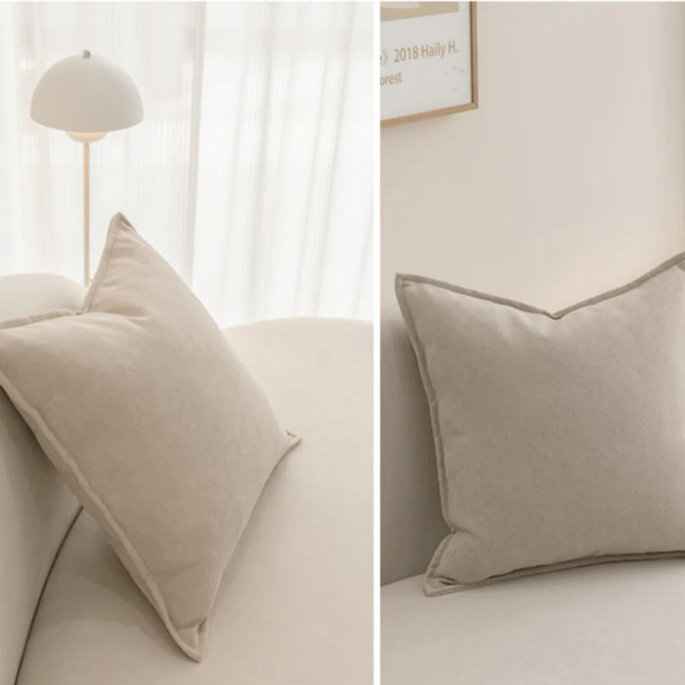 Stilvolle nordische Kissenbezüge aus verdicktem Chenille-Stoff, 45 x 45 50 x 50 60 x 60 65 x 65 cm, perfekt für moderne Wohnräume