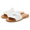 Pantolette LASCANA "Mule, Sandale, offener Schuh", Damen, Gr. 38, weiß, Obermaterial: 100% Lammleder. Futter: 100% Schweinsleder. Decksohle: 100% Rindsleder. Laufsohle: 100% Synthetik, unifarben, modisch, Schuhe, aus Leder