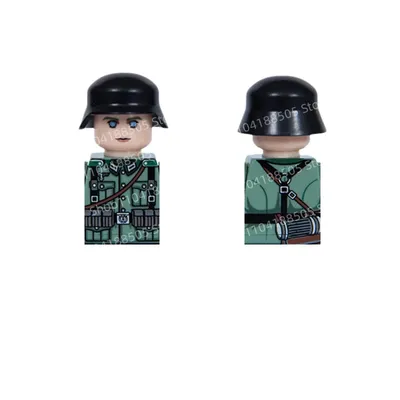 MOC Militär Bausteine Puppe Neue Deutsche Verteidigung Kräfte Schlachtfeld Urlaub Geschenk Ornamente Image
