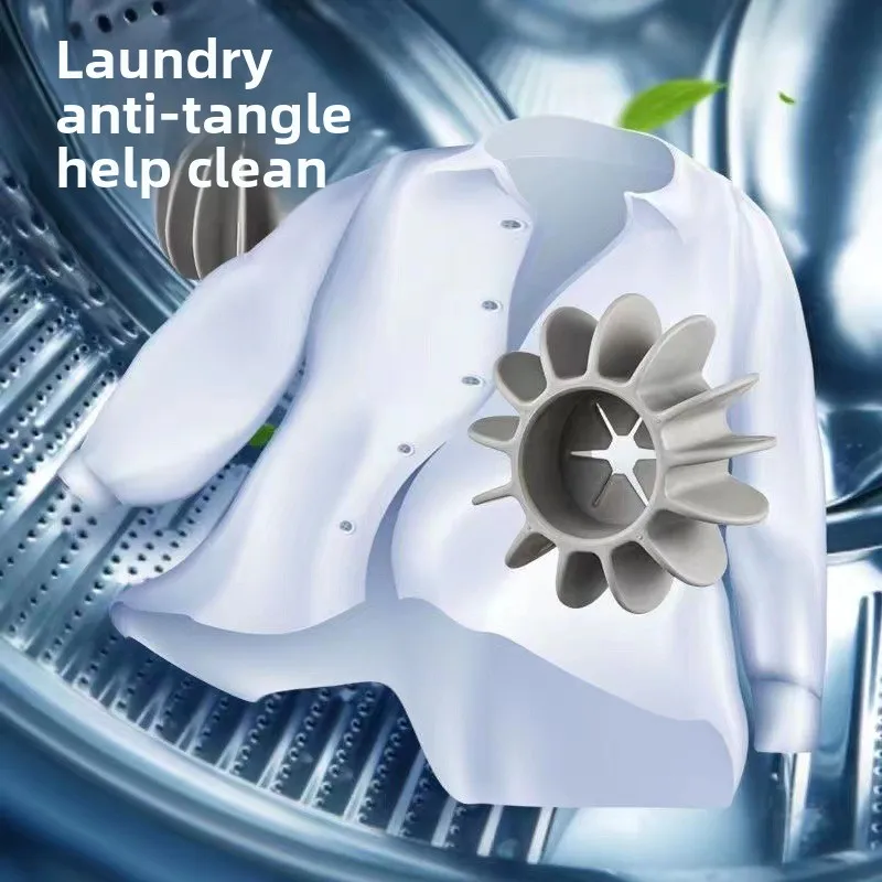 Wiederverwendbarer Silikon-Wäscheball für Kleidung, Haarreinigungswerkzeuge, Tierhaarentferner, Waschmaschine, Katzenhaarfänger, Wäscheball Image