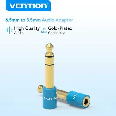 Vention 6.5mm to Jack 3.5mm Microphone Audio Plug for Amplifier Electric Guitar Adapter Aux Cable