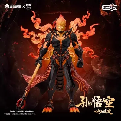 Fondjoy Toys Honor of Kings Sun Wukong - Hellfire 1/9 Scale 19cm PVC Action Figure Collectible Toy