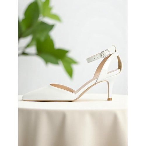 Damen-Pumps mit goldenem Glitzer und Knöchelriemen, spitze Zehenpartie, elegante Schuhe für Cocktailpartys und formelle Anlässe Image
