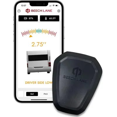 Beech Lane Wireless RV Leveling System,User-Friendly Phone App With Real-Time Precise Leveling
