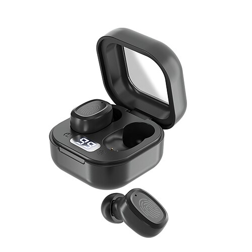 BY18 TWS Drahtlose Ohrhörer Bluetooth 5.3 In-Ear Kopfhörer mit Ladecase niedrige Latenz Stereo-Sound integriertes Mikrofon für Telefon und Gaming Image