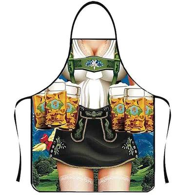 Oktoberfestbier Kostüm Schürze Dirndl Lederhosen Oktoberfest / Bier Bayerisch Bayerisches Paar Wiesn Traditioneller Stil Wiesn Herren Damen Party Bier Festival Stoff im traditionellen Stil Schürze Image
