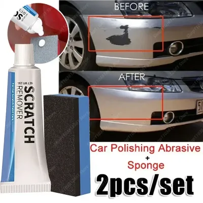 Car Scratch Remover Car Polishing Paste With Sponge Car Body Paint Care Remove Scratch Repair Broken Paint Smooth Car Body