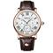 Klassische Herren-Quarzuhr – Chronographen-Stil, wasserdichtes Lederarmband, analoge Business-Casual-Armbanduhr