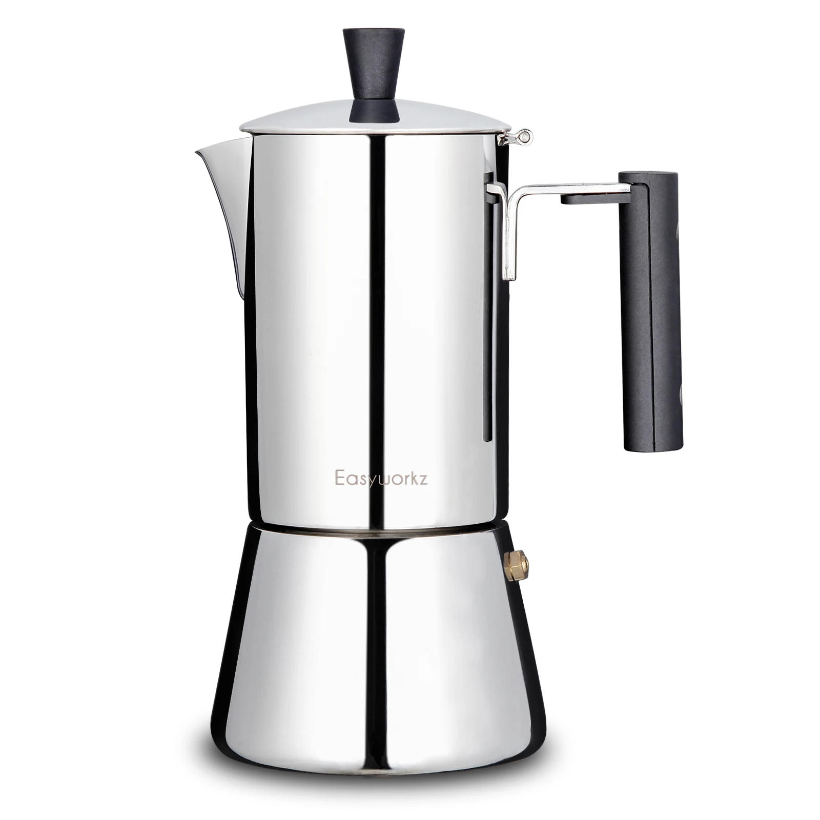 Easyworkz Pedro cuisinière expresso Machine acier inoxydable italien cafetière Moka Pot Induction expresso Pot