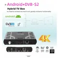 Z8 Ricevitore TV satellitare Android 4K Wifi 5G integrato 2 GB + 16 GB DVB-S2 H.265 Decodificatore FTA Set-top box TV ibrida digitale Spina UE UK