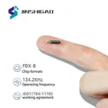 Tag RFID animale con microchip 134.2KHZ 2.12*12mm 1.4*8mm con chip EM4305 ISO11784/5 FDX-B per l'identificazione di cani e gatti