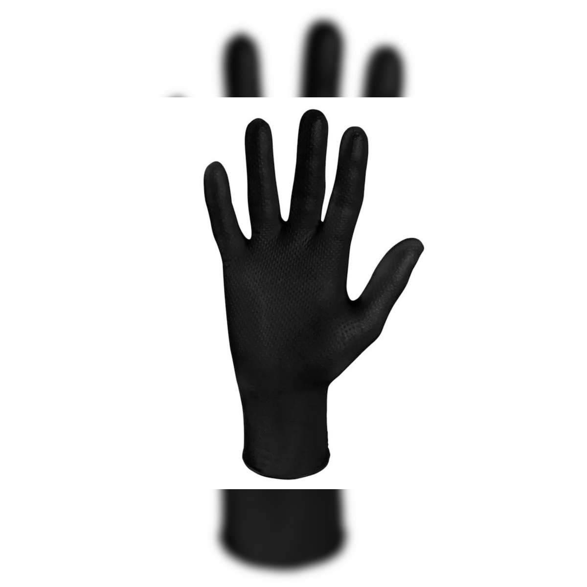 Meditrade Einmalhandschuhe StellarGrip Black - 500 Nitrilhandschuhe - puderfrei - Gr. M Image