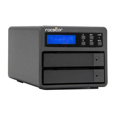 Rocstor Rocpro U33 Desktop 16TB 2-Bay USB Type-C RAID Array (2 x 8TB HDDs) GP4304-01