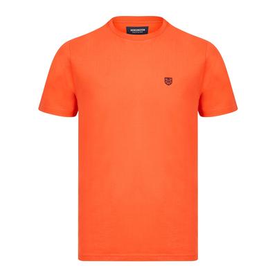 T-Shirts Bisley Crew Neck Soft Peached Cotton Jersey T-Shirt in Hot Coral - Kensington Eastside / XL - Tokyo Laundry