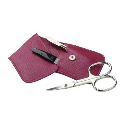 ERBE Erbe-Manicure Taschenetui grau pink Damen