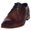 Schnürschuh BUGATTI, Herren, Gr. 42, braun (braun used), Leder, used, festlich, Schuhe, Abendschuh, Businessschuh, Festtagsschuh mit Hand Finish