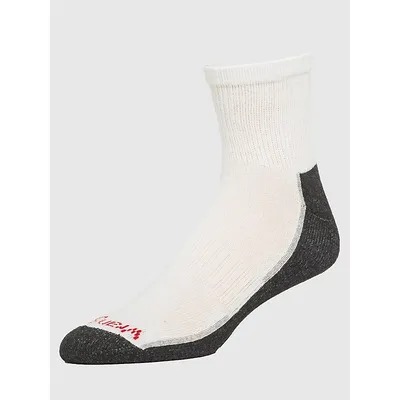 Wrangler Mens Ankle Socks (6-Pack) White Size One Size
