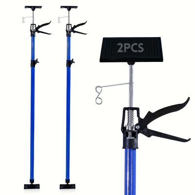 TEMU 2pcs. Ceiling Support Mounting Support One-handed Support Telescopic Support 115-290 Cm Adjustable Length Loadable Up To 30 Kg Image