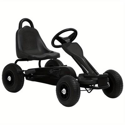 TEMU -kart With Black Pneumatic Tires Image