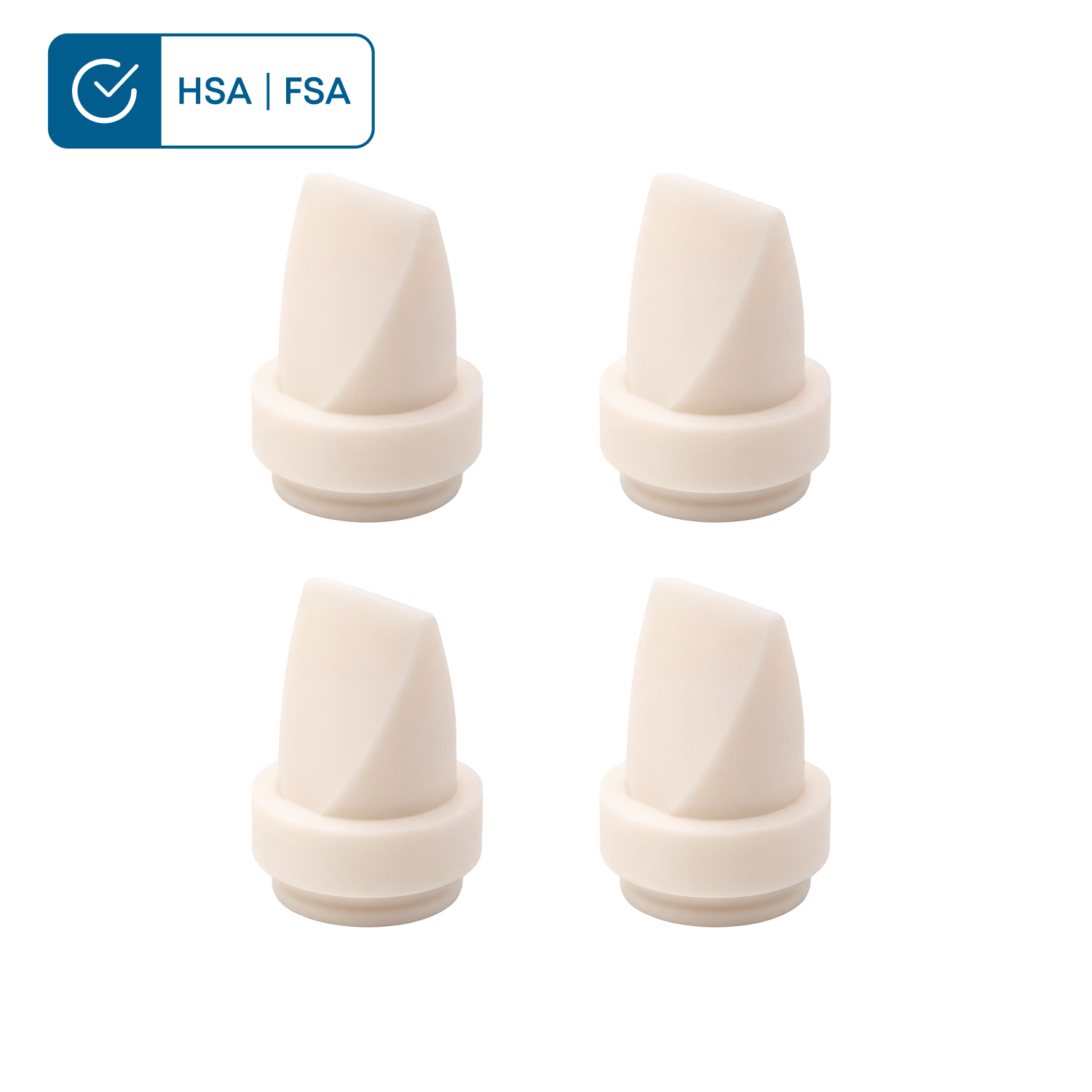 eufy Duckbill Valves (4-Pack) for Wearable Breast Pump E10/E20/S1/S1 Pro E10/E20/S1/S1 Pro Original Duckbill Valves (4-Pack)