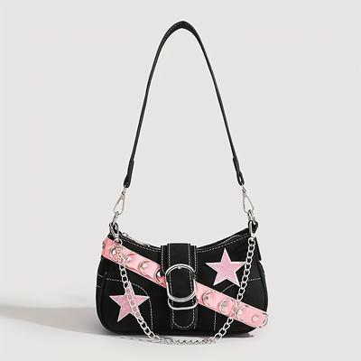 TEMU -shoulder 2025 Sweet Cool Style High-quality Underarm Bag Image