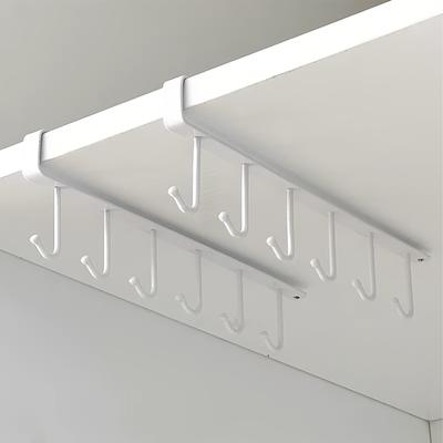 TEMU 2pcs Cast Iron Keychain Display Rack, Wall Mount Jewelry Organizer For Bracelets, Necklaces, Bangles, And Accessories, For Home And Retail Use Image