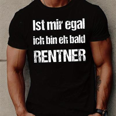TEMU Cool Short-sleeved Men's T-shirt For Summer Image