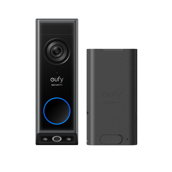 Video Doorbell E340 + Rechargeable Battery Pack with USB-C Black