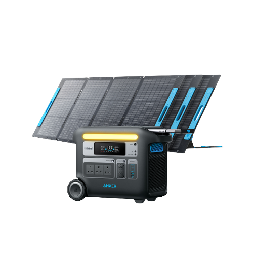 Anker SOLIX F2000 Solar Generator + 3× 200W Solar Panels