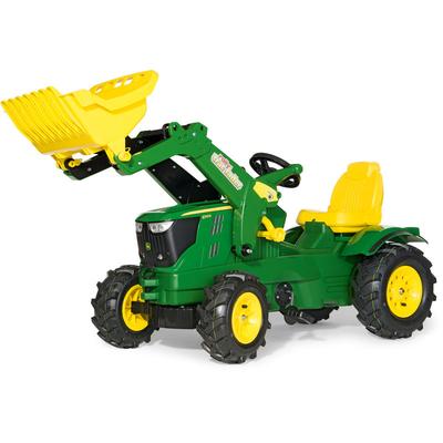 Rolly Toys - John Deere 6210R Trettraktor, Frontlader, 3-8 Jahre, Luftbereifung Image