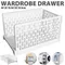 Space Saving Wardrobe Clothes Basket, Clothes Storage Box, Wardrobe Clothes Storage Container,