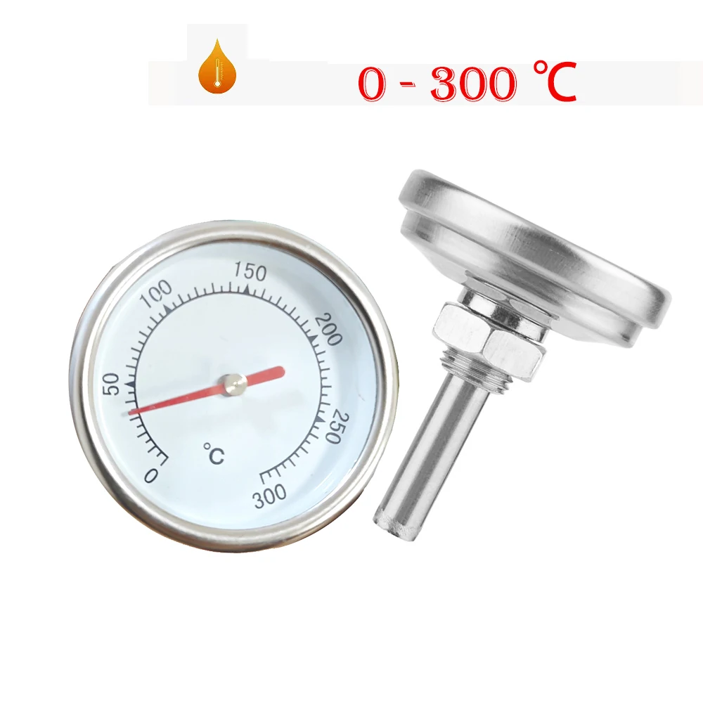 0 ℃ -300 ℃ 35 mm Mini-Ofenthermometer, Grill, Temperaturanzeige, Edelstahl, sicherer Herd, Thermometer, Backwerkzeuge Image