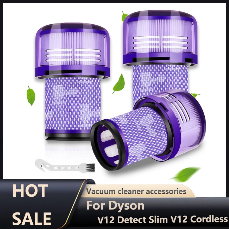 Staubsaugerfilter-Ersatz, kompatibel mit Dyson V12 Detect Slim V12 Akku-Staubsaugern, abnehmbaren und waschbaren Filterteilen Image
