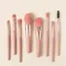 8Pcs 1set Professionelle Make-Up Pinsel Set Weichen, Flauschigen Haar Pinsel Lidschatten Schönheit Kosmetik Make-Up-Tools