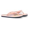Zehentrenner TOMMY HILFIGER, Kinder, Gr. 30, rosa (rosa multi), Polyester, colorblocking, casual, Schuhe, Pool Slides, Pantolette, Sandale mit Textilbandage