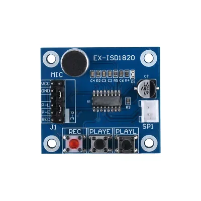 ISD1820 Sound Sprachaufzeichnung Wiedergabemodul Mic Sound Audio Telediphone Control Drive Board mit Image