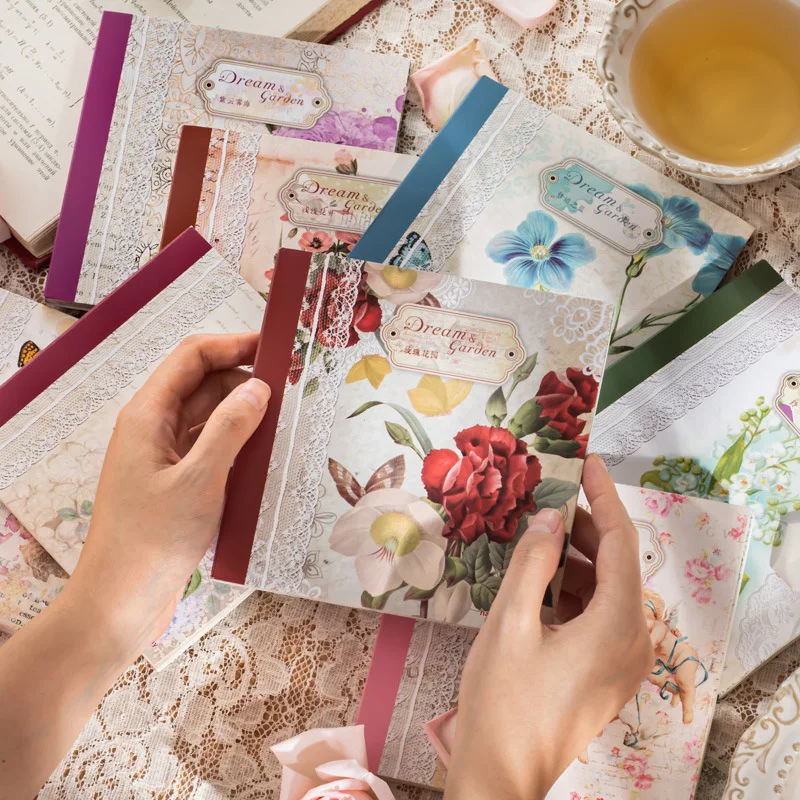 50 Stück Spitzencollage, Retro-Dekorationsmaterial, Basispapier, Planer, Kreativität, Diy, Handkonto, Tagebuch, Album, Hintergrundpapier Image