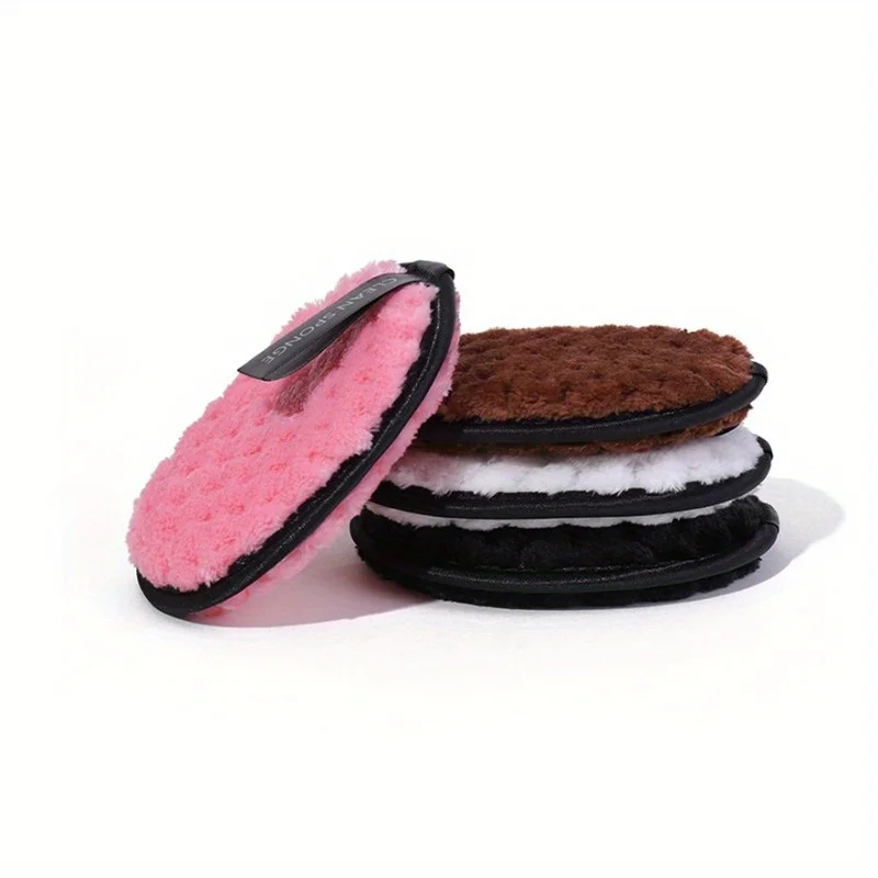 1-teiliges Make-up-Entferner-Pad, Kosmetik, wiederverwendbares Gesichtstuch, Make-up-Tücher, Tuch, waschbares Wattepad, Pflege-Reinigungs-Puff-Werkzeug Image