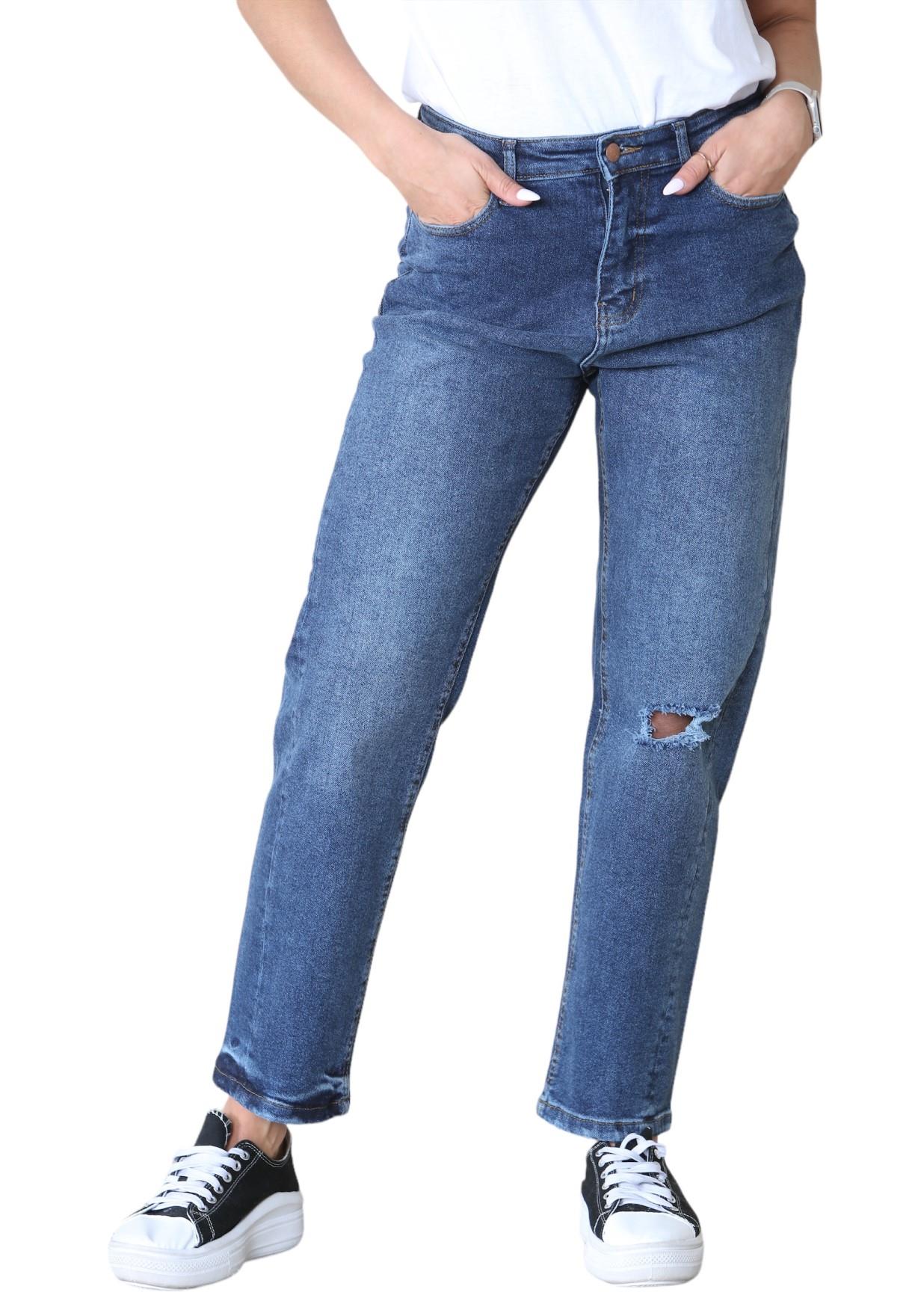 MYT Womens Autograph Straight Leg Jeans in Blau Image