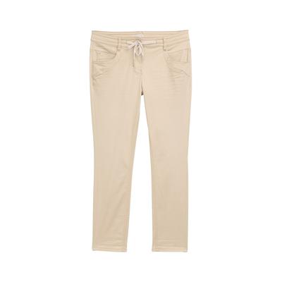 TOM TAILOR Damen Tapered Relaxed Hose, braun, Uni, Gr. 40/28 Image