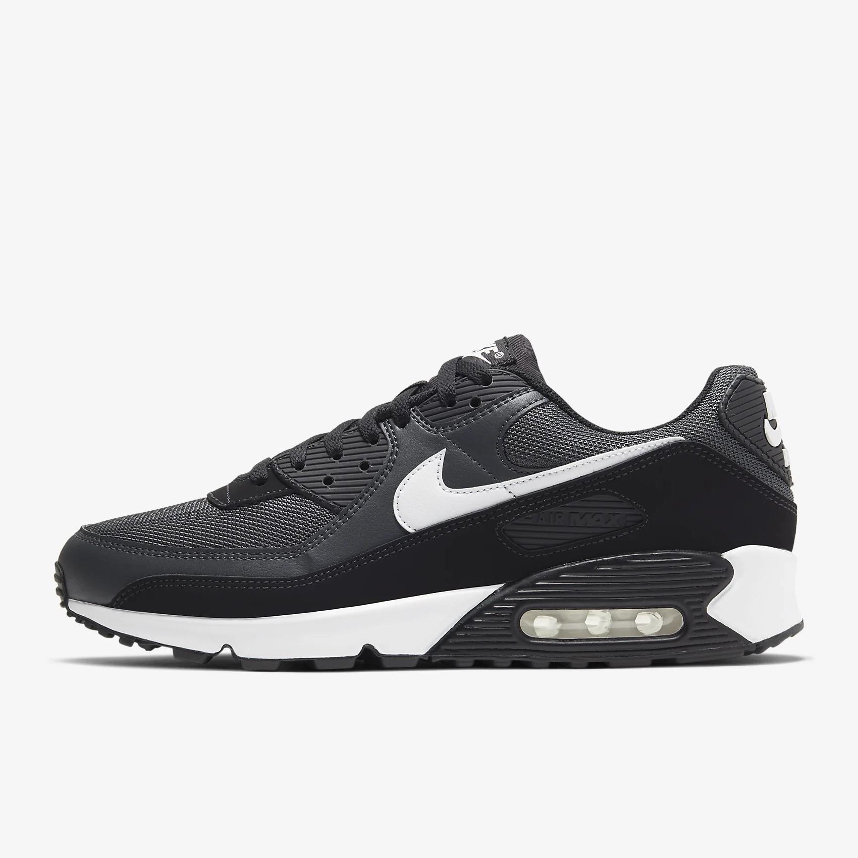 Nike Air Max 90 Freizeitschuhe für Herren in Schwarz/Grau/Weiß