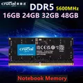 Memoria per laptop Crucial RAM DDR5 da 16 GB 32 GB 5600 MHz SODIMM a 262 pin compatibile con Intel